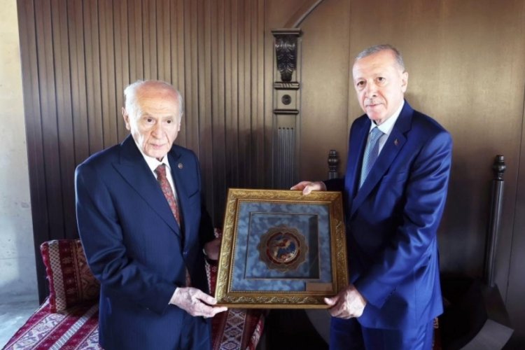 Cumhurbaşkanı Erdoğan ile Bahçeli bir araya geldi