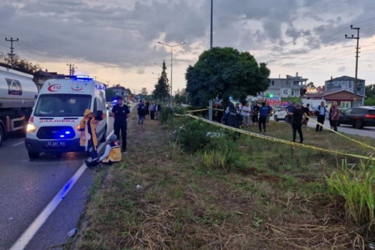 Samsun'da yolun karşısına ge&ccedil;mek isterken &ouml;ld&uuml;!