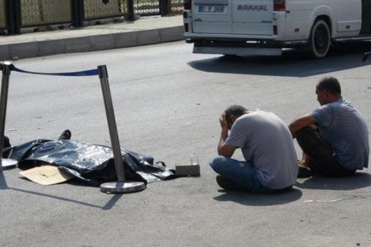 Acı fotoğraf! Dakikalarca yerinden kalkamadı