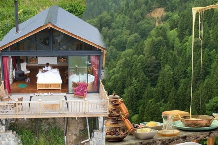 Rize sınırları zorladı! Artık yatak kahvaltıya gidiyor