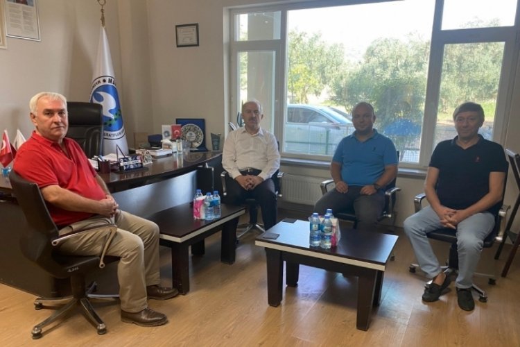 Bursa Orhangazi Kaymakamı yeni hasat sezonu &ouml;ncesi Marmarabirlik'i ziyaret etti!