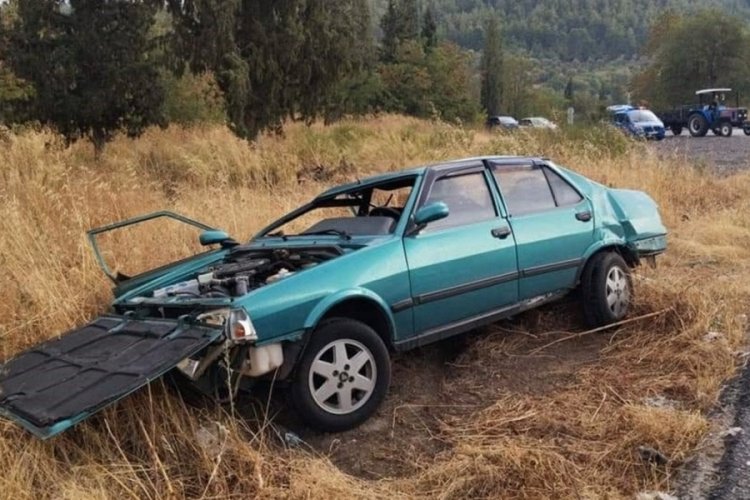 Muğla'da ıslak yol can aldı
