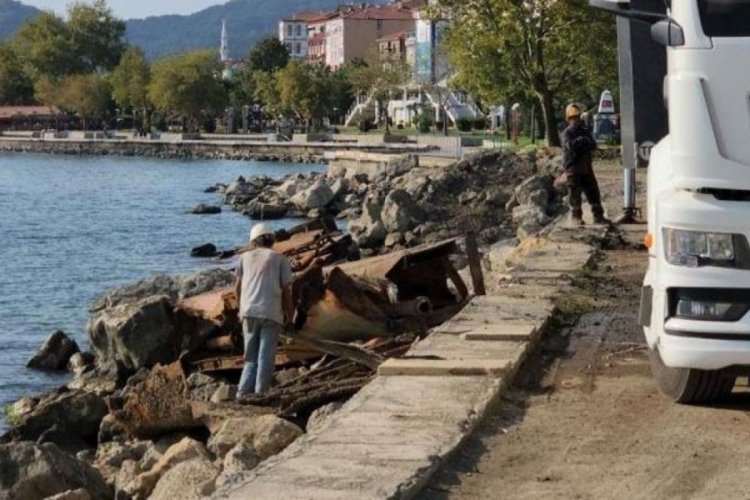 Pallada Gemisi'nin s&ouml;k&uuml;m işlemleri tamamlandı