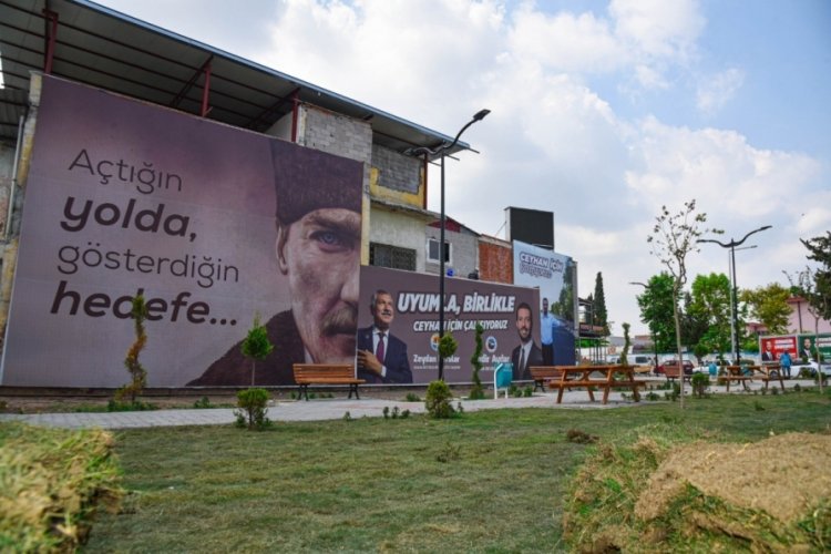 Adana'da Ceyhan Belediyesi'nden herkese nefes aldıracak yemyeşil park!