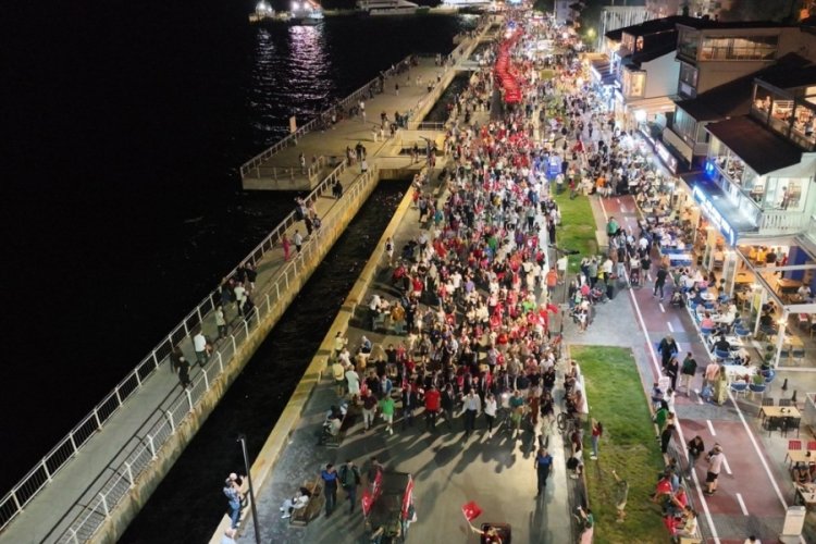 Bursa Mudanya'da Kuva-yi Milliye ruhu yeniden hayat buldu