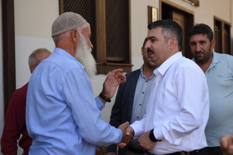 Yıldırım Belediye Başkanı Yılmaz, saha &ccedil;alışmalarına devam ediyor
