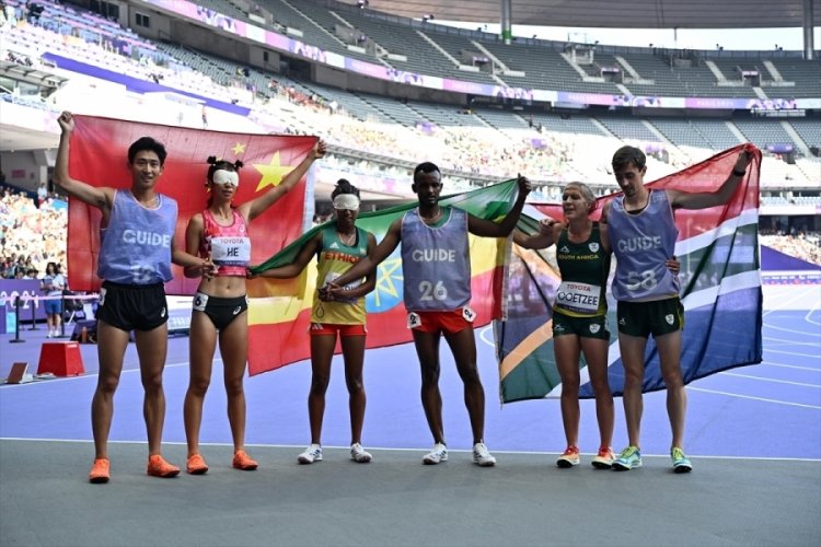 Paris 2024 Paralimpik Oyunları'nda Tesfaw yeni d&uuml;nya rekorunun sahibi