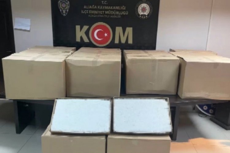 İzmir'de sigara ka&ccedil;ak&ccedil;ılarına operasyon