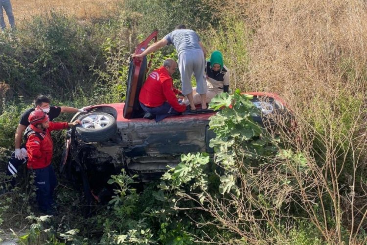 G&ouml;nen'de trafik kazası: 1 kişi yaralandı