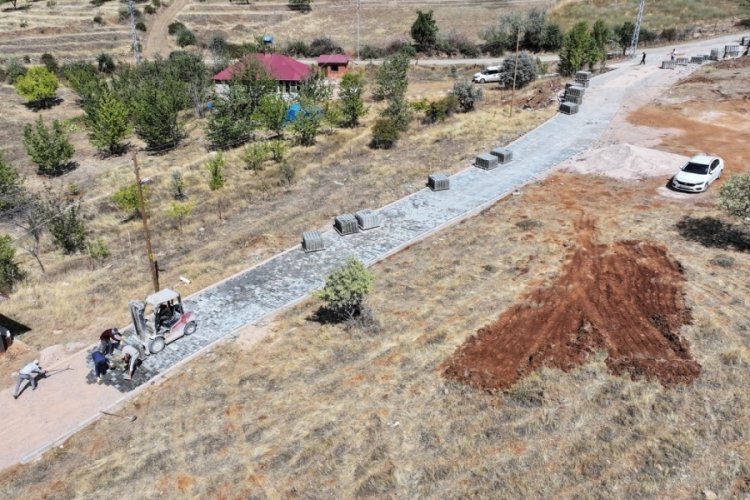 Kahramanmaraş'ta afşin kırsalında yollar modernleşiyor!