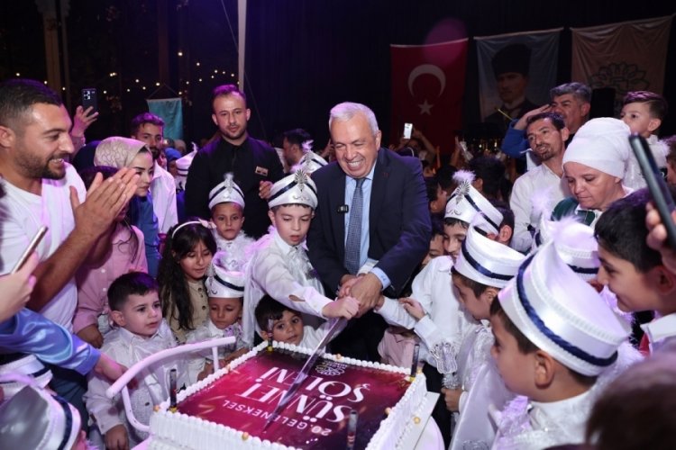 Bursa'da Nil&uuml;fer Belediyesi'nin S&uuml;nnet Ş&ouml;leni 230 &ccedil;ocuğu buluşturdu