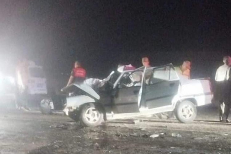 Şanlıurfa'da feci kaza! 1 &ouml;l&uuml; 3 yaralı