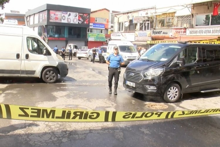 Oto tamircisine silahlı saldırıda 1 kişi hayatını kaybetti!