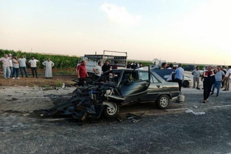 Mardin'de korkun&ccedil; kaza! İki otomobilin kafa kafaya &ccedil;arpıştı: &Ccedil;ok sayıda yaralı var
