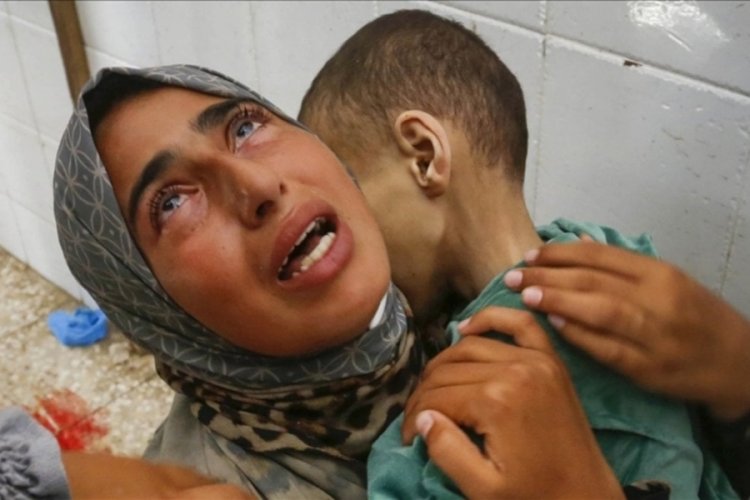 İsrail durmuyor! Gazze'de katliamın acı y&uuml;z&uuml;