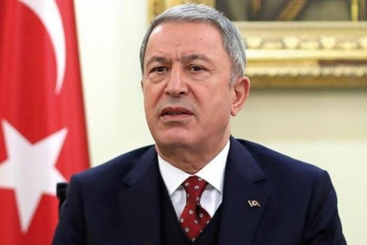 Hulusi Akar'dan AB'ye 'Kıbrıs'ta iki devletli &ccedil;&ouml;z&uuml;m&uuml; kabullenin' &ccedil;ağrısı