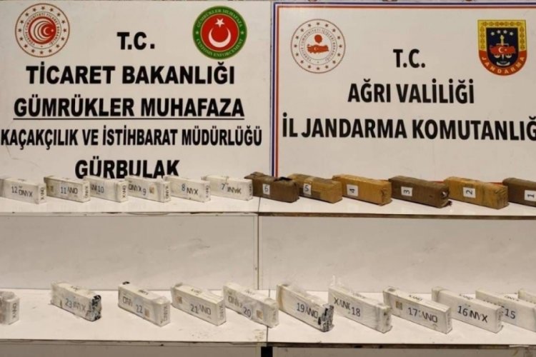 Ağrı'da 12 kilo 616 gram esrar yakalandı
