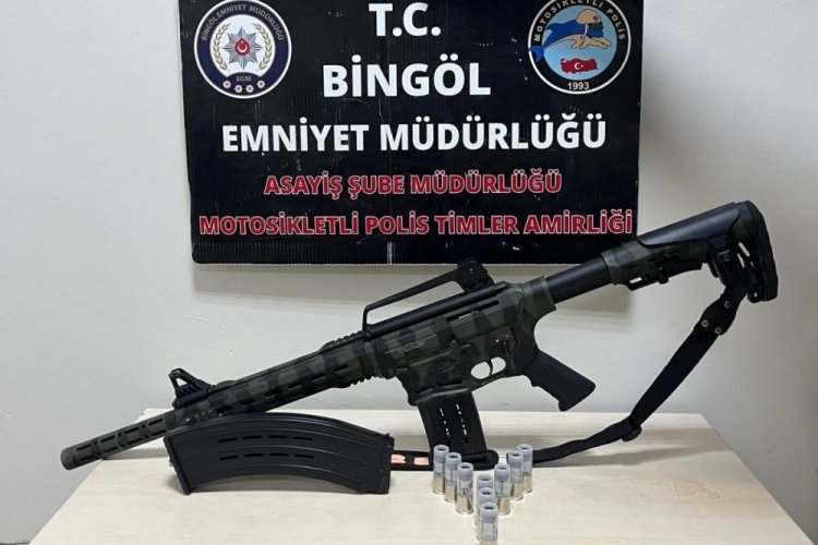 Bing&ouml;l'de ruhsatsız t&uuml;fek ele ge&ccedil;irildi