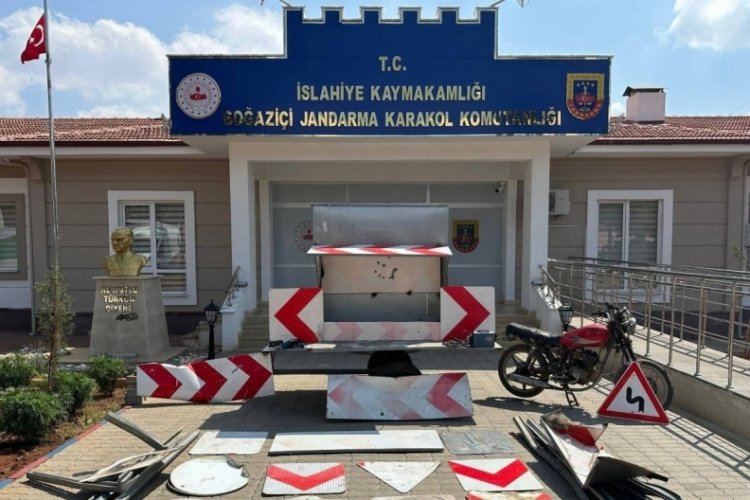 Gaziantep'te levha &ccedil;alan kişi yakalandı
