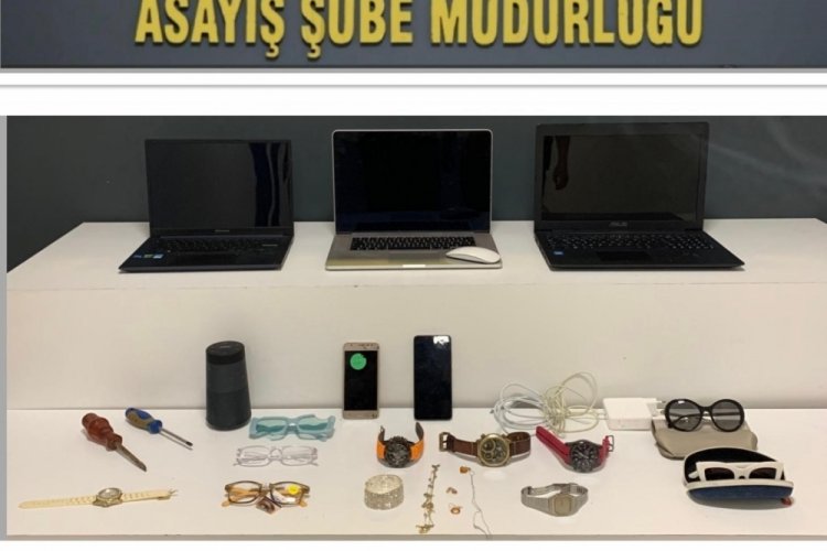 Antalya'da hırsızlık yapan iki kişi tutuklandı