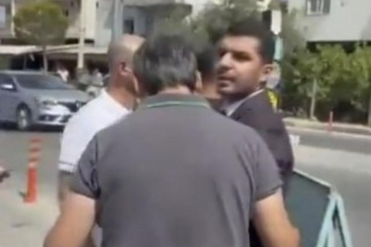 AK Parti il&ccedil;e başkanından polise talimat: Bu adamları buradan alın