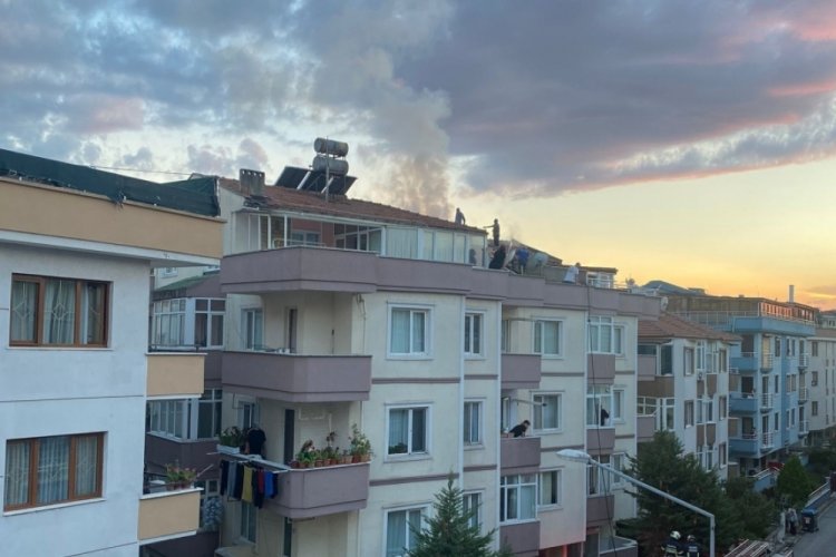 Yalova'da &ccedil;atı yangını