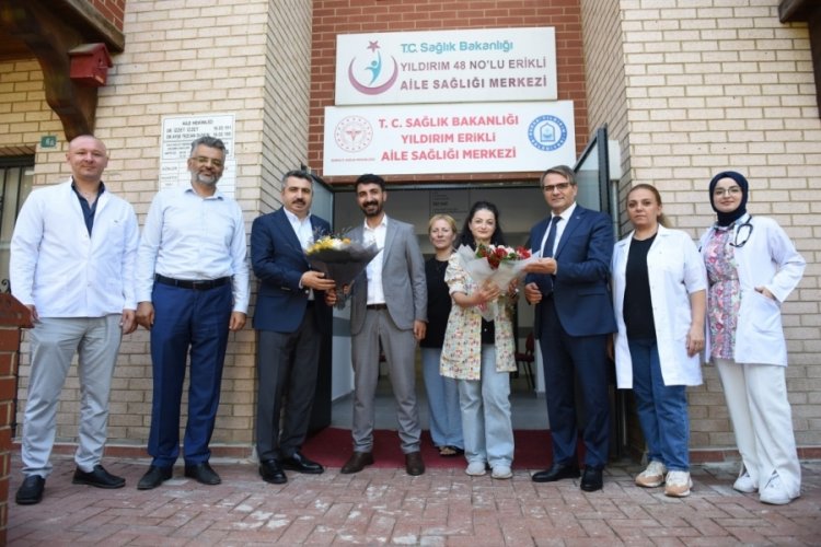 Yıldırım Belediye Başkanı Yılmaz, Erikli Aile Sağlığı Merkezi'ni ziyaret etti