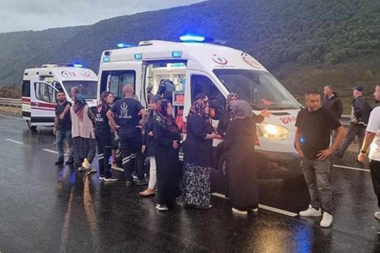 D&uuml;zce'de 'pat pat' devrildi! Yaralılar var