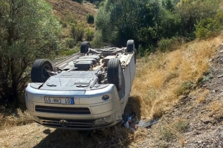 Tunceli'de otomobil ters d&ouml;nd&uuml;
