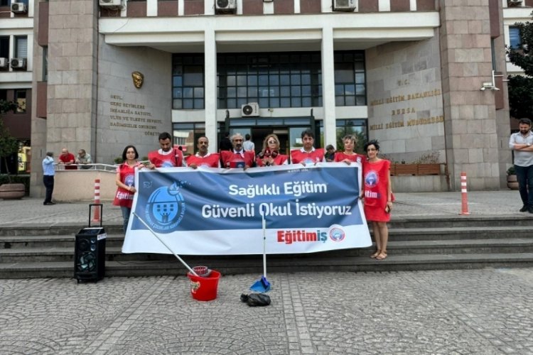 Eğitim-İş Bursa'nın yeni başkanından "Sağlıklı eğitim-g&uuml;venli okul" vurgusu