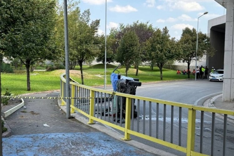 4 metrelik k&ouml;pr&uuml;den aşağı u&ccedil;an gen&ccedil; kadının acı sonu!