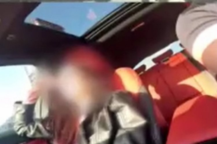 Ankara'da trafikte makas atan s&uuml;r&uuml;c&uuml;n&uuml;n pişkin tavırları 'pes' dedirtti