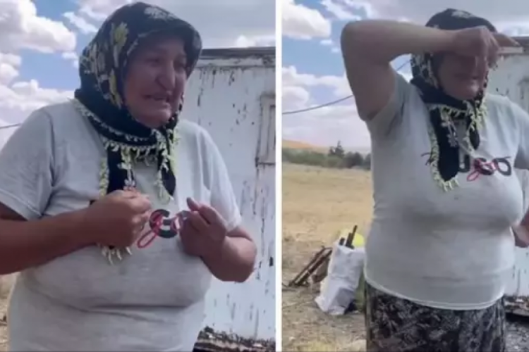 Maddi durumu iyi olmayan kadının mangal hasreti izleyenleri kahretti!