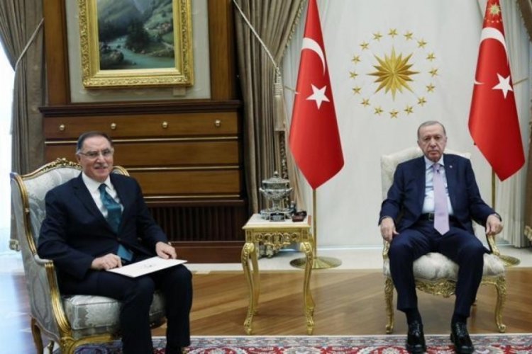 Cumhurbaşkanı Erdoğan, Kamu Başdenet&ccedil;isi Şeref Malko&ccedil; ile g&ouml;r&uuml;şt&uuml;
