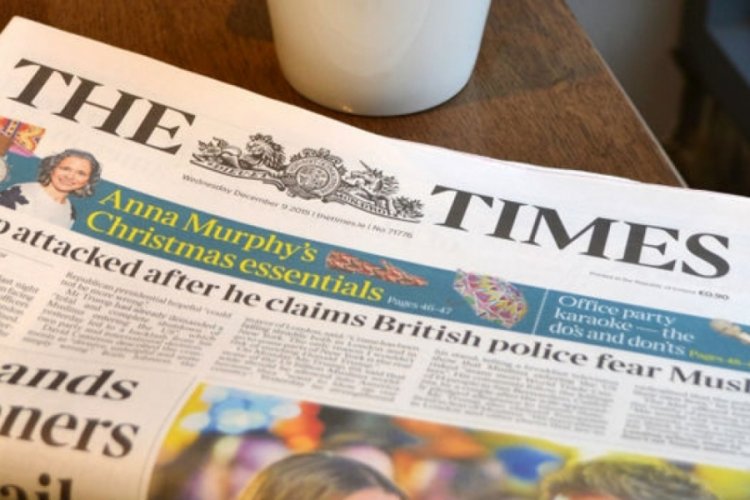 The Times, manşetinde T&uuml;rkiye'den o il&ccedil;eyi &ouml;nerdi!