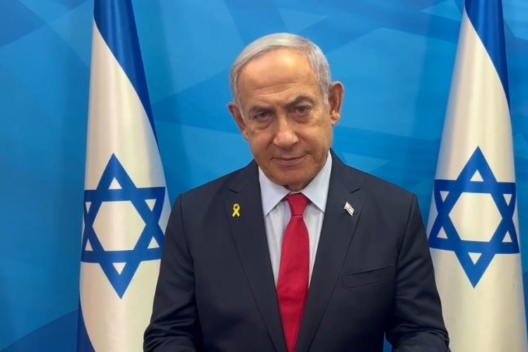 Netanyahu'dan 10 saniyelik video!