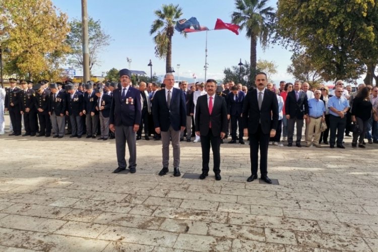 Bursa Mudanya'da 19 Eyl&uuml;l Gaziler G&uuml;n&uuml; t&ouml;renle kutlandı
