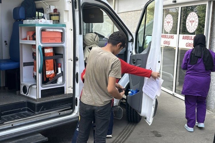 Yılanın ısırığına maruz kalan 15 yaşındaki &ccedil;ocuk hastaneye kaldırıldı
