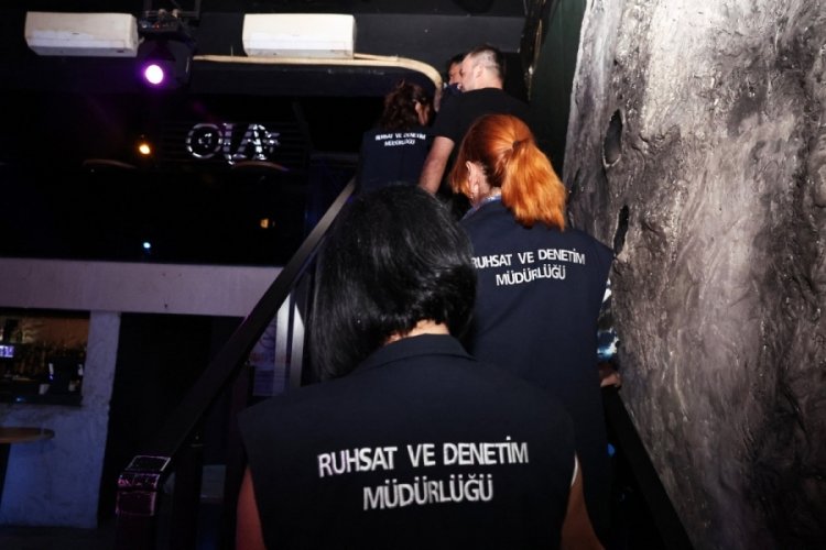 Bursa'da eğlence mekanlarına denetim yapıldı