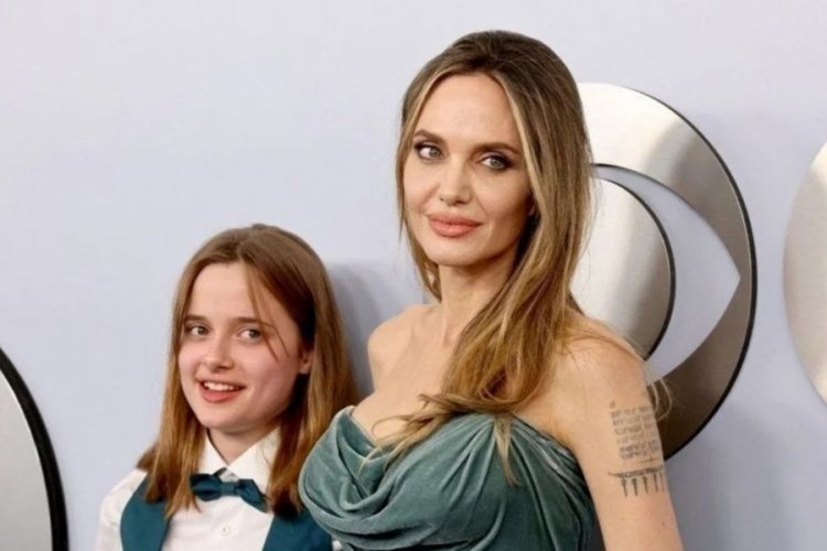 Angelina Jolie'nin küçük kızı annesiyle aynı dövmeyi yaptırdı