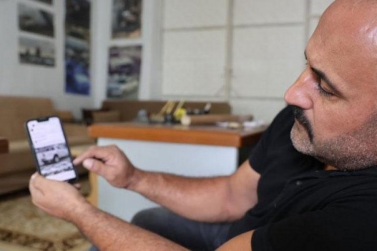 Fotoğrafı g&ouml;r&uuml;nce şoke oldu! Aracın par&ccedil;alarını satışa &ccedil;ıkartarak...