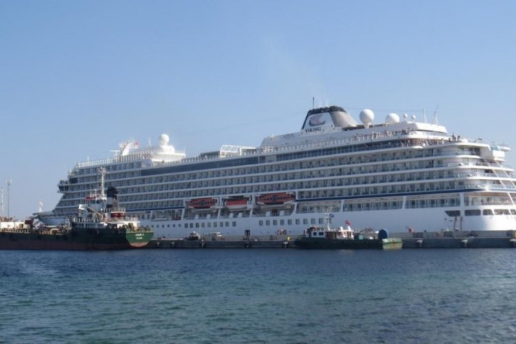 'Viking Sea' kruvaziyeri &Ccedil;anakkale Kepez Limanı'na demirledi