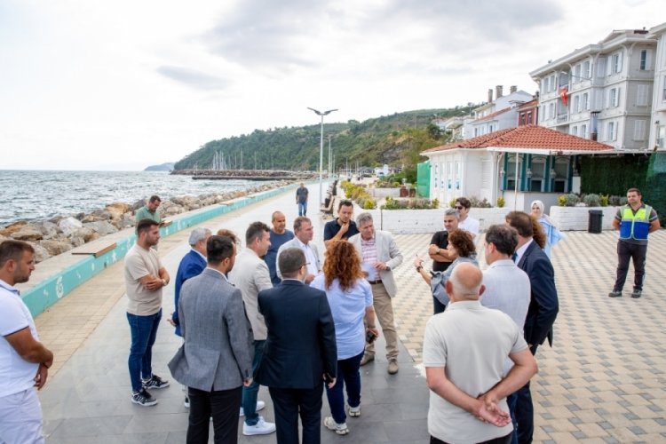 Bursa B&uuml;y&uuml;kşehir Belediyesi sahilleri g&uuml;zelleştiriyor