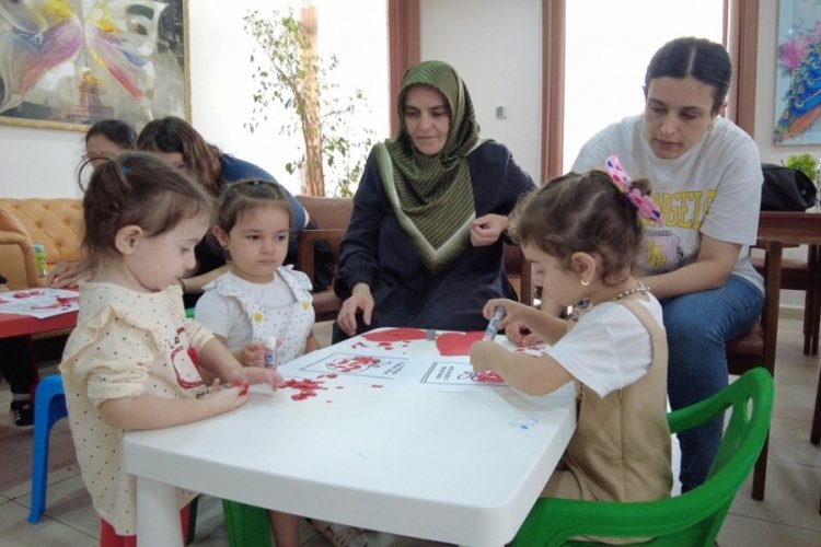 Gürsu'da anne ve çocuklarına yeni atölye