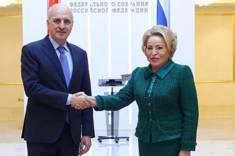 TBMM Başkanı Kurtulmuş, Matviyenko ile görüştü 