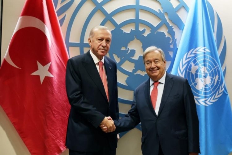 Cumhurbaşkanı Erdoğan, Guterres ile görüştü