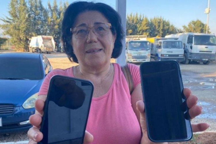 Yanlışlıkla &ccedil;&ouml;pe attı, belediye &ccedil;alışanları buldu! 100 bin lira değerinde...