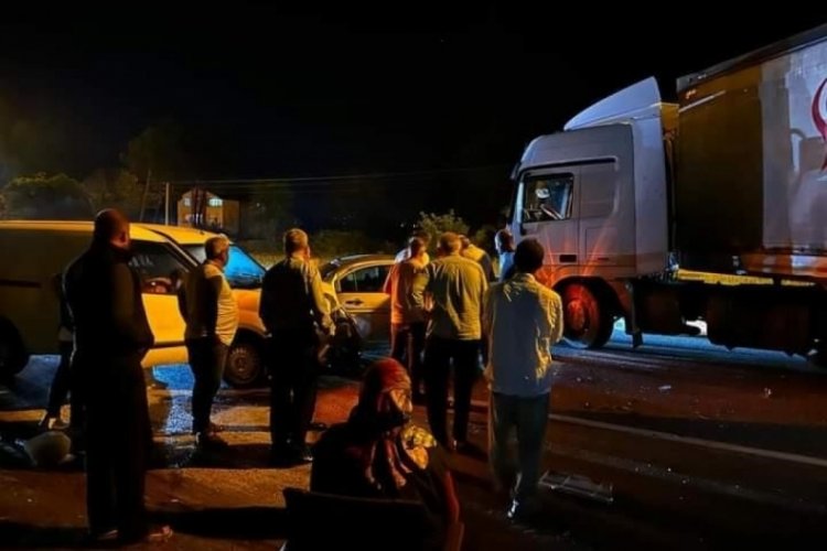 Samsun'da zincirleme trafik kazasında 2 kişi yaralandı