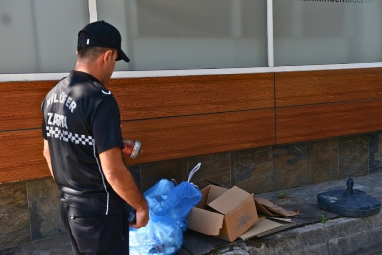 Bursa Nil&uuml;fer'de &ccedil;evre temizliği denetimleri sıkılaştırıldı
