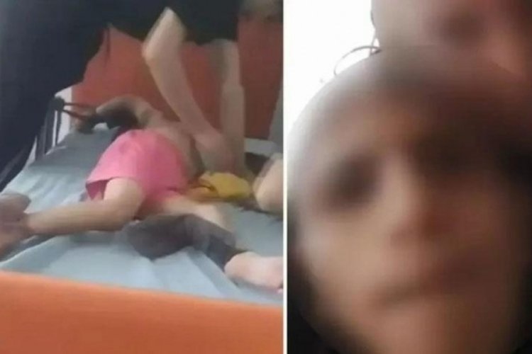 Engelli &ccedil;ocuğu yatağa bağlayarak m&uuml;dahale eden 2 g&ouml;revli g&ouml;zaltına alındı